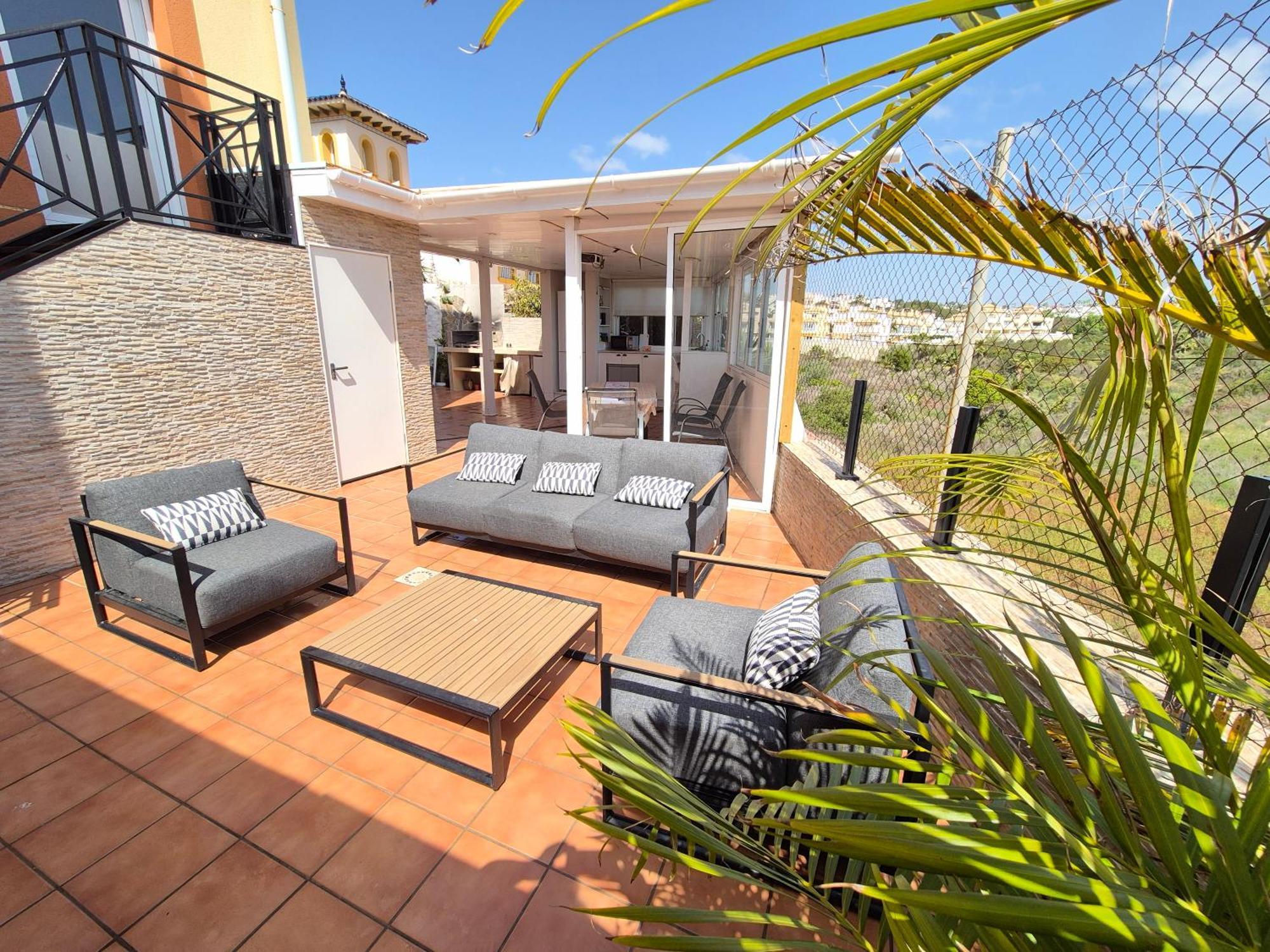 3 Bdr House Near La Zenia Private Lounge Terraces, Fire Places, Bbq, Kitchen, Parking オリウエラ エクステリア 写真